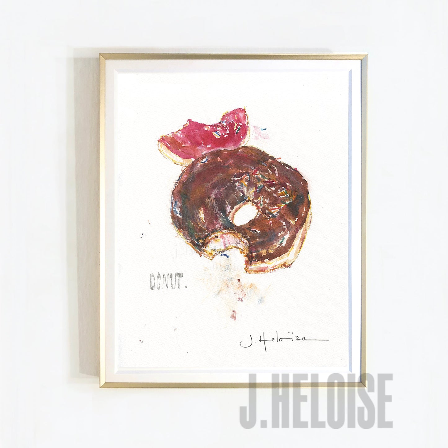 Donut #1 - Art Print - J.Heloise