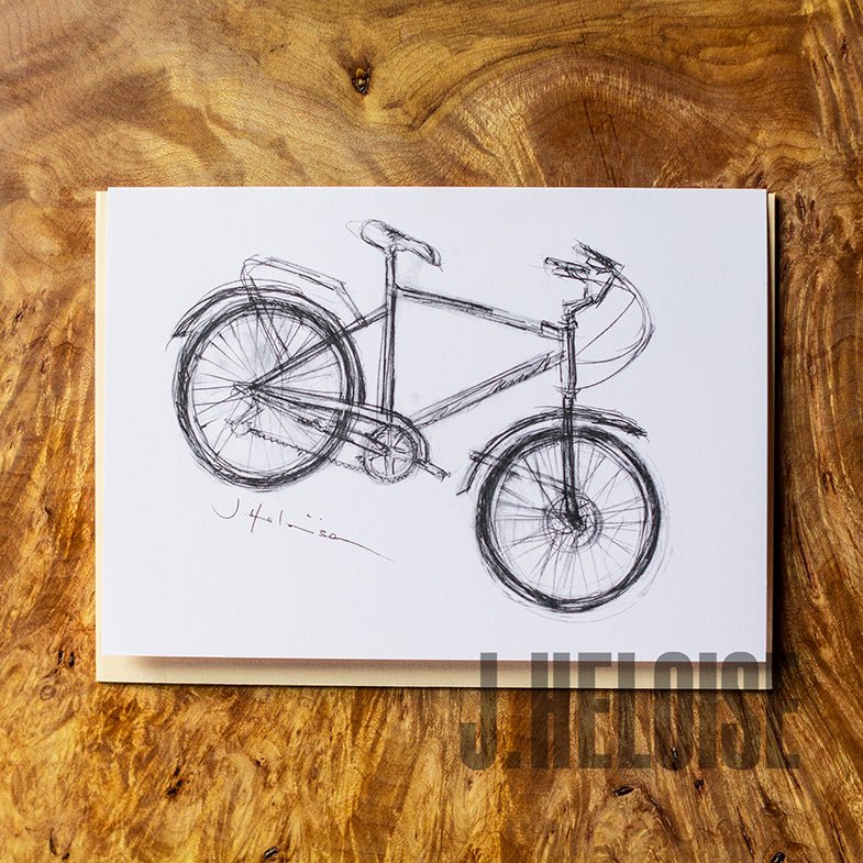 Greeting Card - Bicycle - J.Heloise