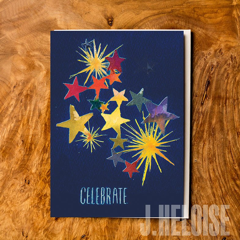 Greeting Card - Celebrate - J.Heloise