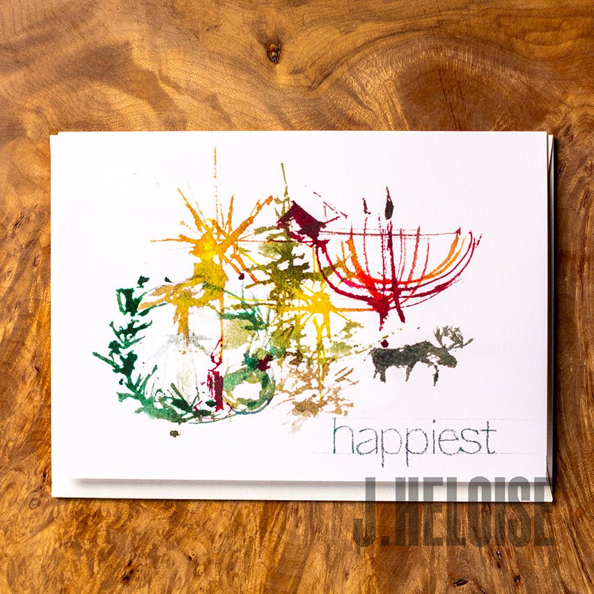 Greeting Card - Happiest (Holiday) - J.Heloise