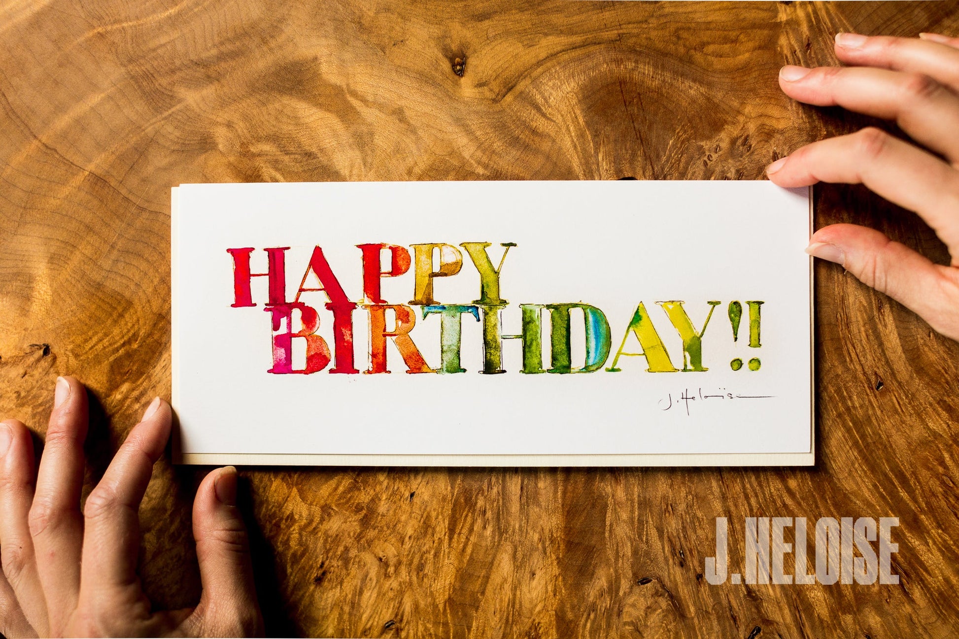 Greeting Card - Happy Birthday - J.Heloise