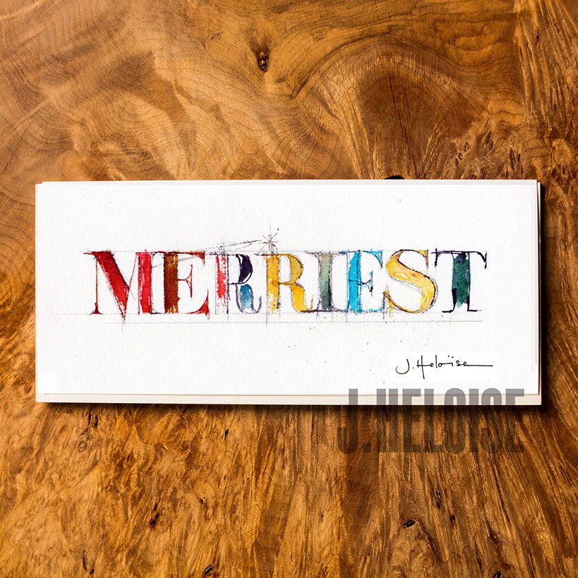 Greeting Card - Merriest - J.Heloise