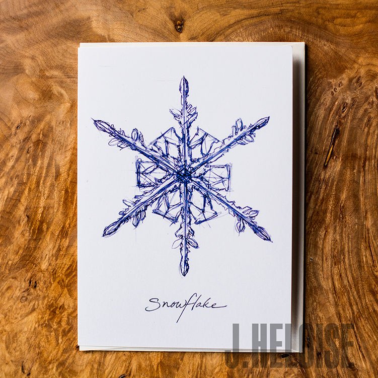 Greeting Card - Snowflake - J.Heloise