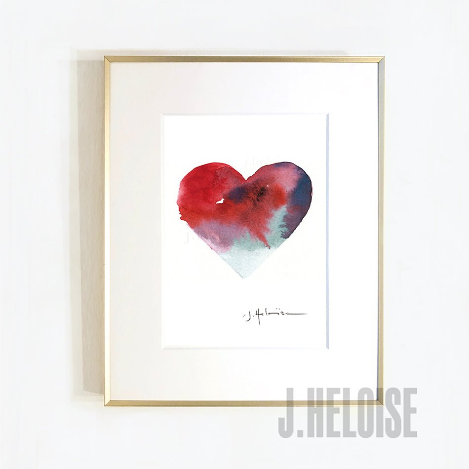 Heart - MINI Art Print - J.Heloise